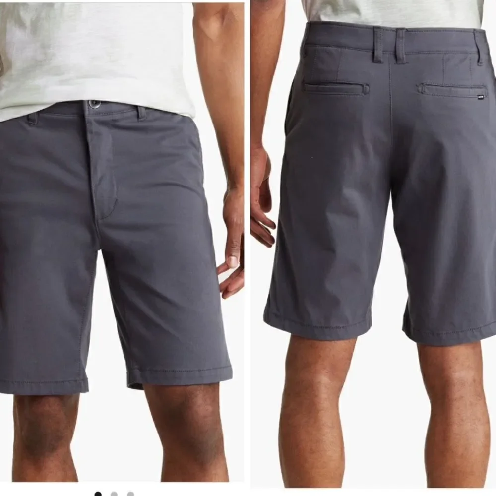 Union Chino Flex Knit Twill Jean Shorts Size 33